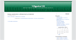 Desktop Screenshot of 10goto10.muchohosting.com